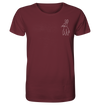 Hase weiß - Organic T-Shirt Unisex Unisex-Shirts Tier-Shirts.com Burgundy XS