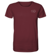 Löwenpaar weiß - Organic T-Shirt Unisex Unisex-Shirts Tier-Shirts.com Burgundy XS