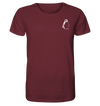 Pinguin weiß - Organic T-Shirt Unisex Unisex-Shirts Tier-Shirts.com Burgundy XS