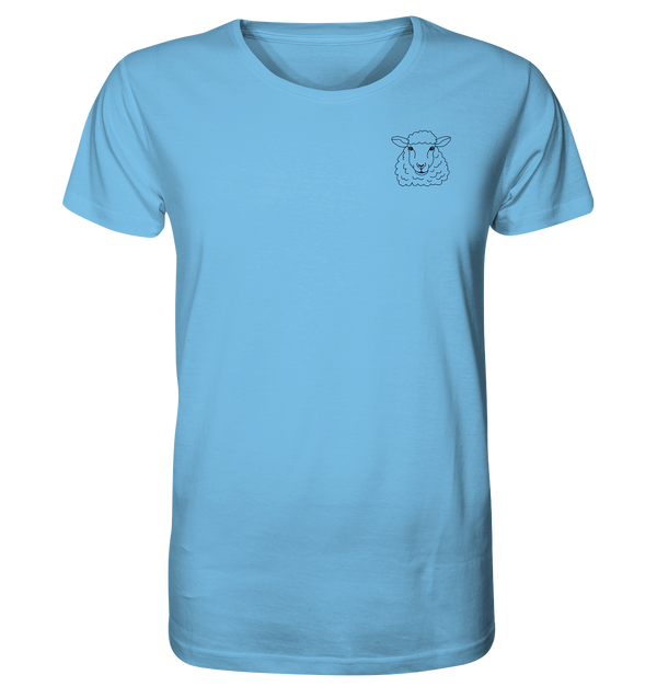 Schaf schwarz - Organic T-Shirt Unisex Unisex-Shirts Tier-Shirts.com Aqua Blue XS