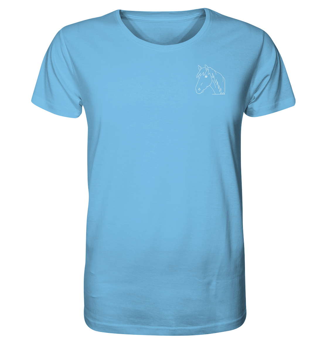 Horse white - Organic T-Shirt Unisex