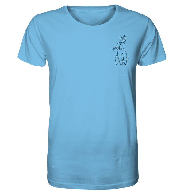 Hase - Organic T-Shirt Unisex Unisex-Shirts Tier-Shirts.com Aqua Blue XS