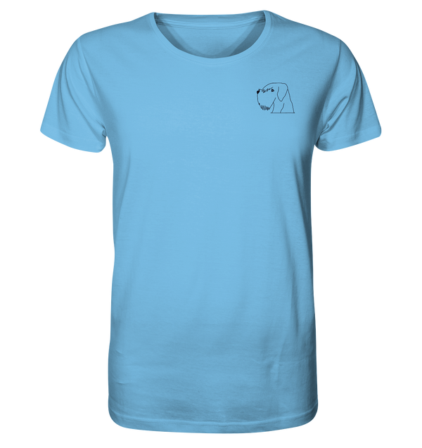 Schnauzer schwarz - Organic T-Shirt Unisex Unisex-Shirts Tier-Shirts.com Aqua Blue XS