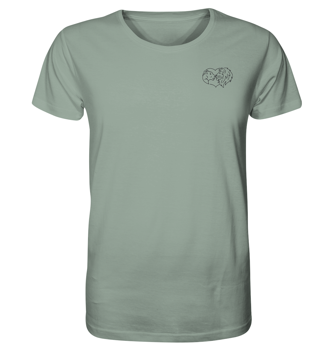 Löwenpaar - Organic T-Shirt Unisex