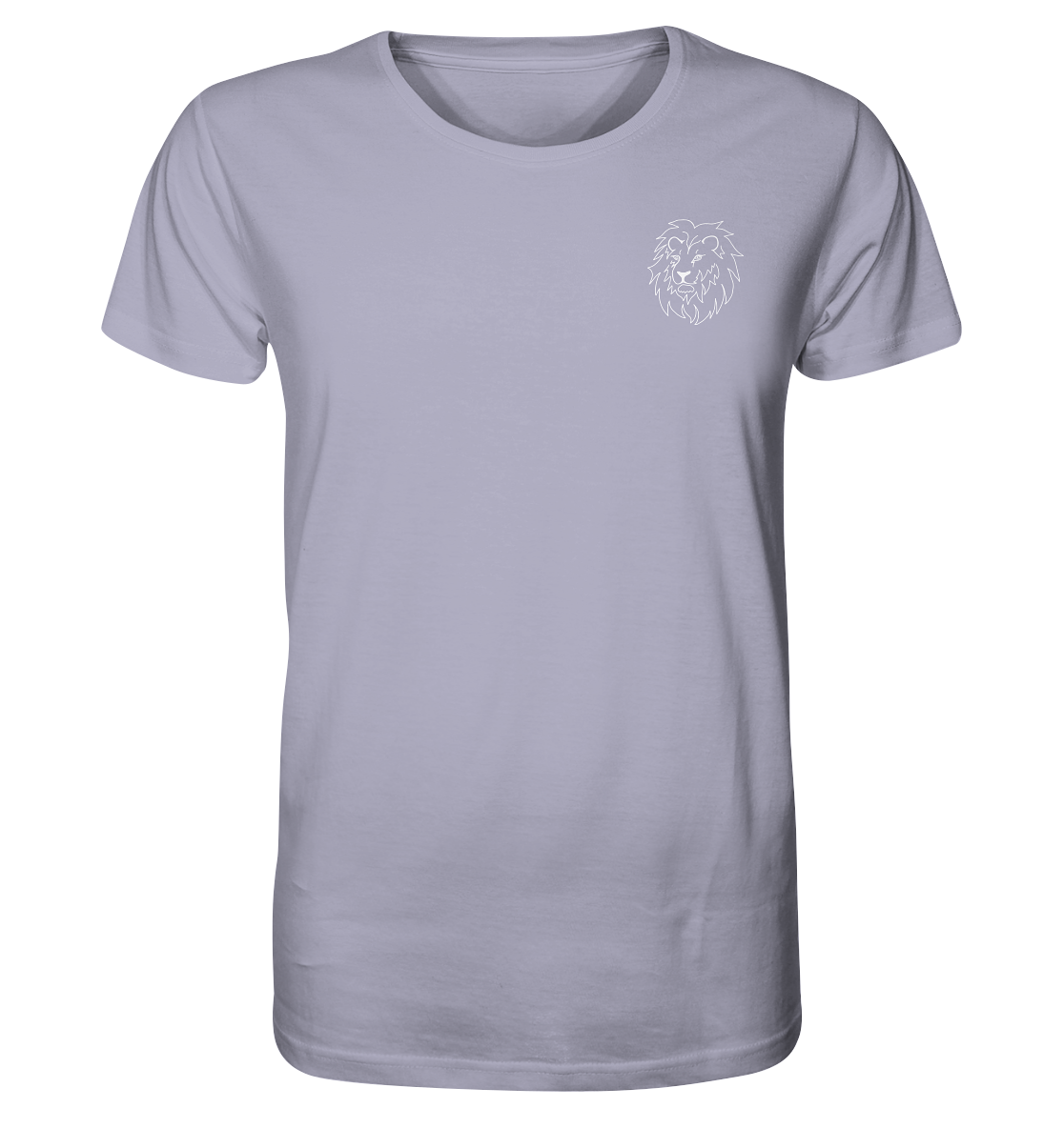 Löwe weiß - Organic T-Shirt Unisex