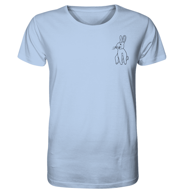 Hase - Organic T-Shirt Unisex Unisex-Shirts Tier-Shirts.com Blue Soul XS