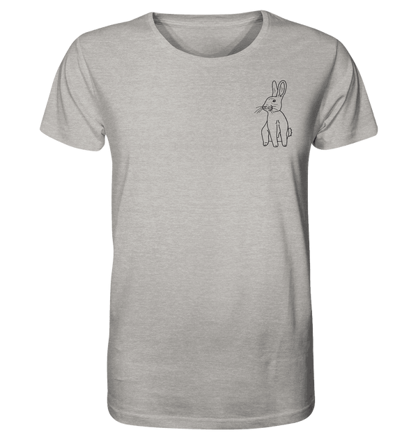 Hase - Organic T-Shirt Unisex Unisex-Shirts Tier-Shirts.com Heather Grey XS