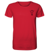 Giraffe - Organic T-Shirt Unisex Unisex-Shirts Tier-Shirts.com Red XS