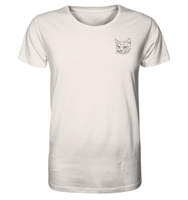 Katze - Organic T-Shirt Unisex Unisex-Shirts Tier-Shirts.com Vintage White XS