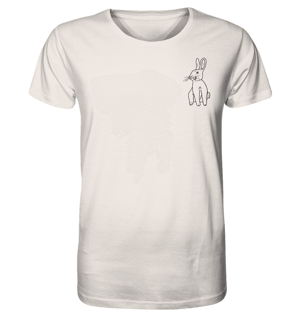 Hase - Organic T-Shirt Unisex Unisex-Shirts Tier-Shirts.com Vintage White XS