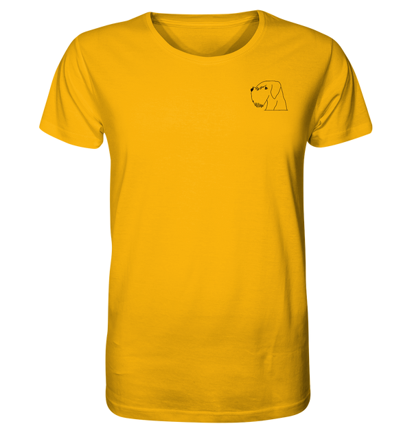 Schnauzer schwarz - Organic T-Shirt Unisex Unisex-Shirts Tier-Shirts.com Golden Yellow XS