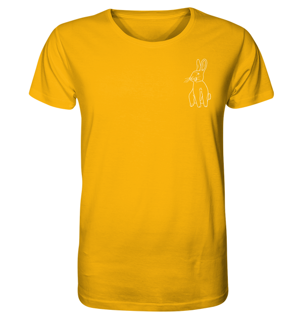 Hase weiß - Organic T-Shirt Unisex Unisex-Shirts Tier-Shirts.com Spectra Yellow XS