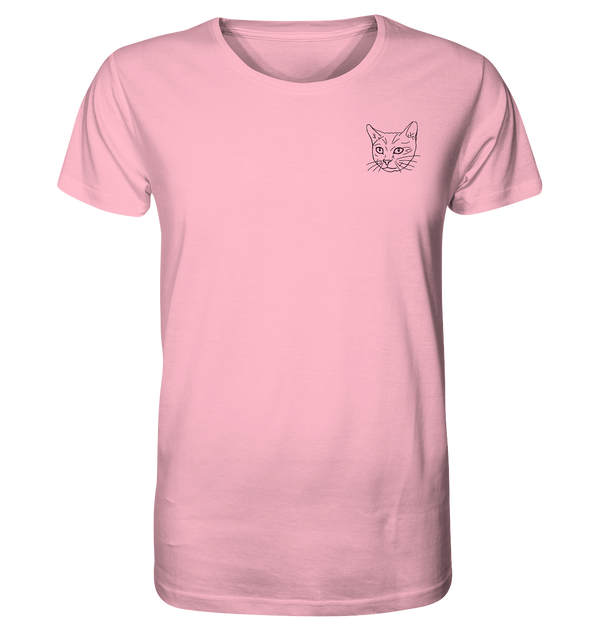 Katze - Organic T-Shirt Unisex Unisex-Shirts Tier-Shirts.com Cotton Pink XS