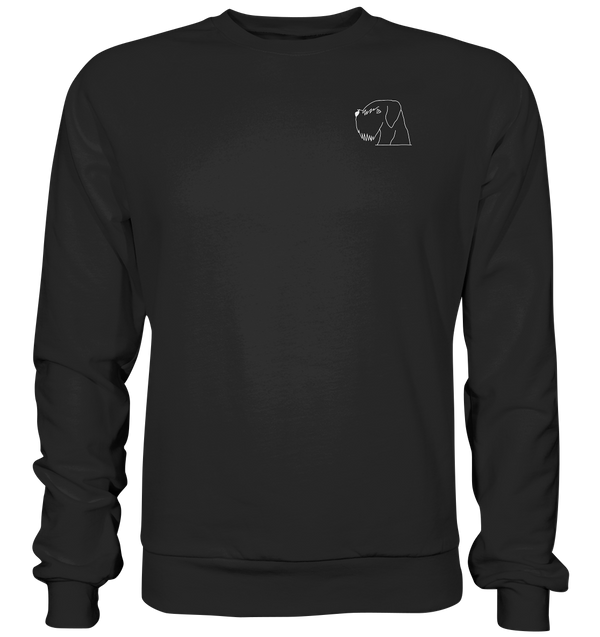 Schnauzer weiß - Premium Sweatshirt Unisex Sweatshirts Tier-Shirts.com Black S