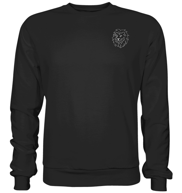 Löwe weiß - Premium Sweatshirt Unisex Sweatshirts Tier-Shirts.com Black S