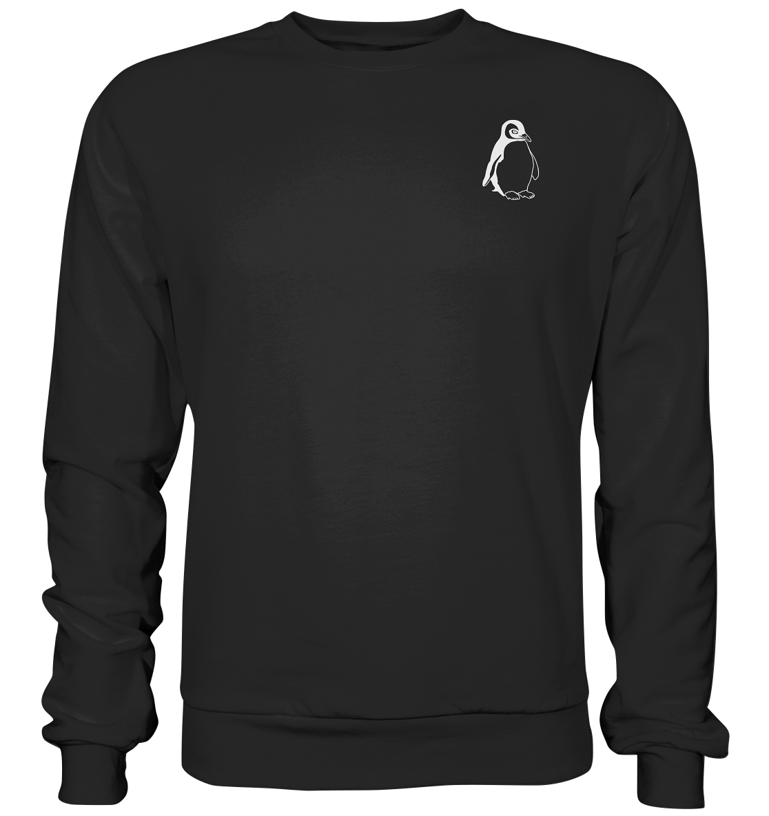 Pinguin weiß - Premium Sweatshirt Unisex