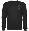 Hase weiß - Premium Sweatshirt Unisex Sweatshirts Tier-Shirts.com Black S