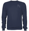 Pferd weiß - Premium Sweatshirt Unisex Sweatshirts Tier-Shirts.com Deep Navy S