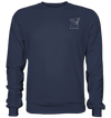 Ferkel weiß - Premium Sweatshirt Unisex Sweatshirts Tier-Shirts.com Deep Navy S