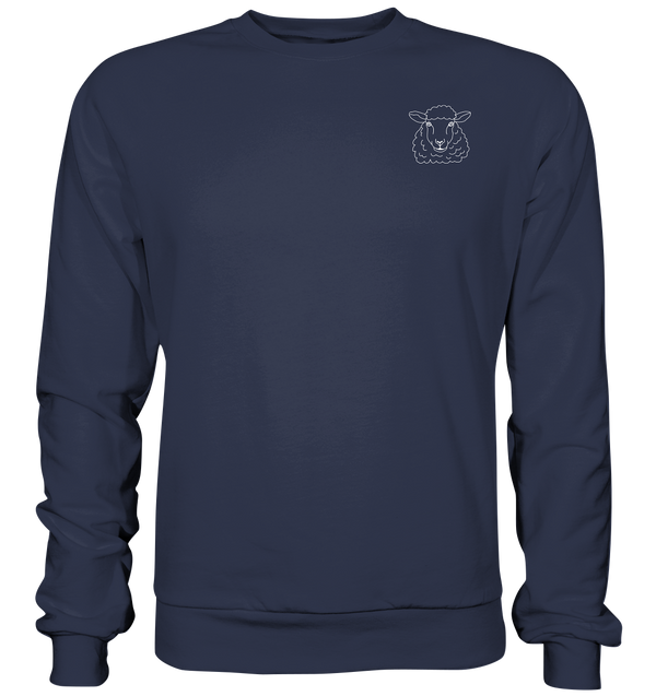 Schaf weiß - Premium Sweatshirt Unisex Sweatshirts Tier-Shirts.com Deep Navy S