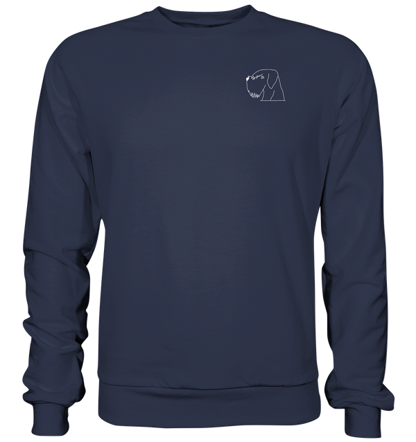 Schnauzer weiß - Premium Sweatshirt Unisex Sweatshirts Tier-Shirts.com Deep Navy S