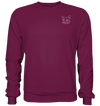 Katze weiß - Premium Sweatshirt Unisex Sweatshirts Tier-Shirts.com Burgund S