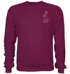 Hase weiß - Premium Sweatshirt Unisex Sweatshirts Tier-Shirts.com Burgund S