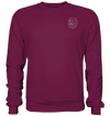 Löwe weiß - Premium Sweatshirt Unisex Sweatshirts Tier-Shirts.com Burgund S