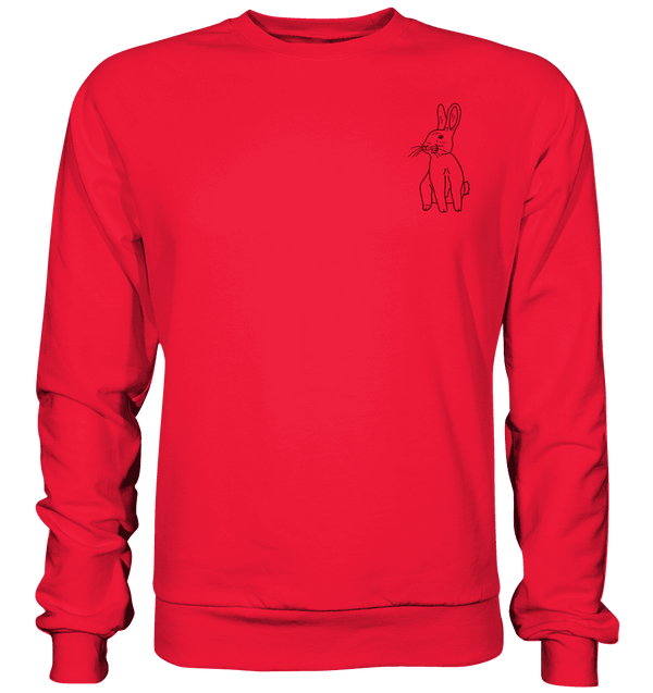 Hase - Premium Sweatshirt Unisex Sweatshirts Tier-Shirts.com Rot S