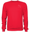 Pferd weiß - Premium Sweatshirt Unisex Sweatshirts Tier-Shirts.com Rot S