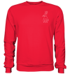 Hase weiß - Premium Sweatshirt Unisex Sweatshirts Tier-Shirts.com Rot S