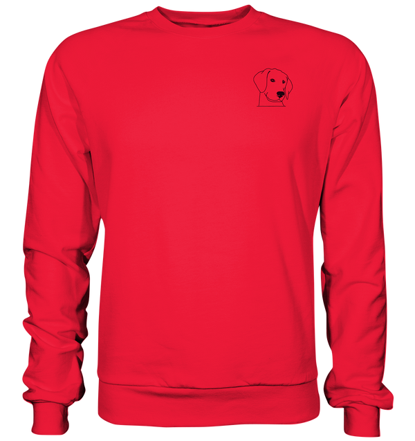 Hund Schlappohr - Premium Sweatshirt Unisex Sweatshirts Tier-Shirts.com Rot S