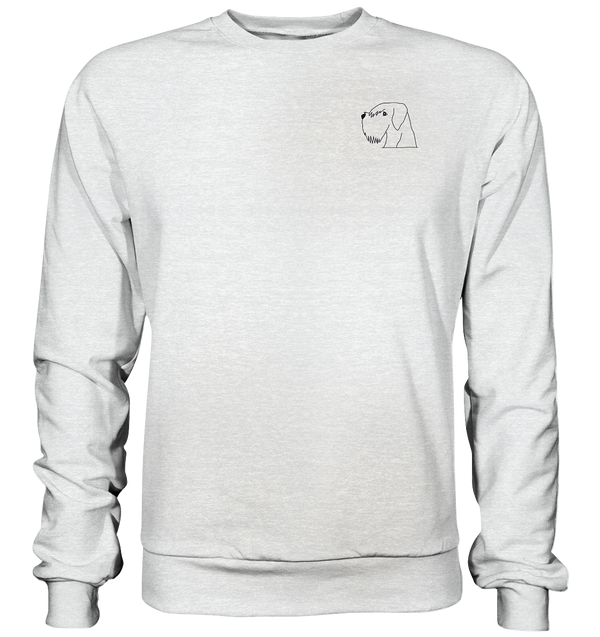 Schnauzer schwarz - Premium Sweatshirt Unisex Sweatshirts Tier-Shirts.com Heather Grey (meliert) S