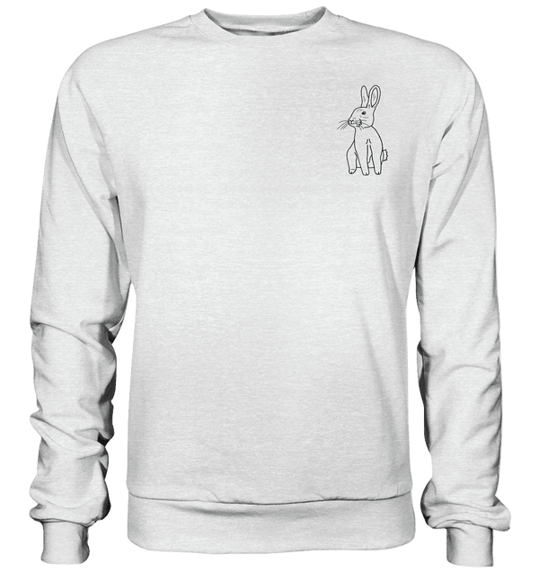 Hase - Premium Sweatshirt Unisex Sweatshirts Tier-Shirts.com Heather Grey (meliert) S