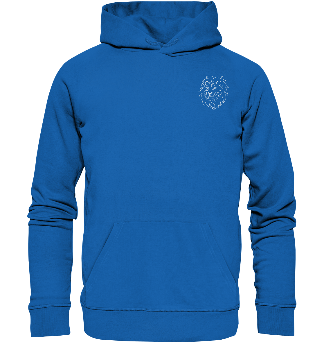 Löwe weiß - Premium Hoodie Unisex