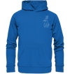 Hase weiß - Premium Hoodie Unisex Hoodies Tier-Shirts.com Royal Blau S