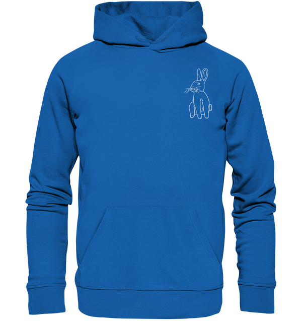 Hase weiß - Premium Hoodie Unisex Hoodies Tier-Shirts.com Royal Blau S