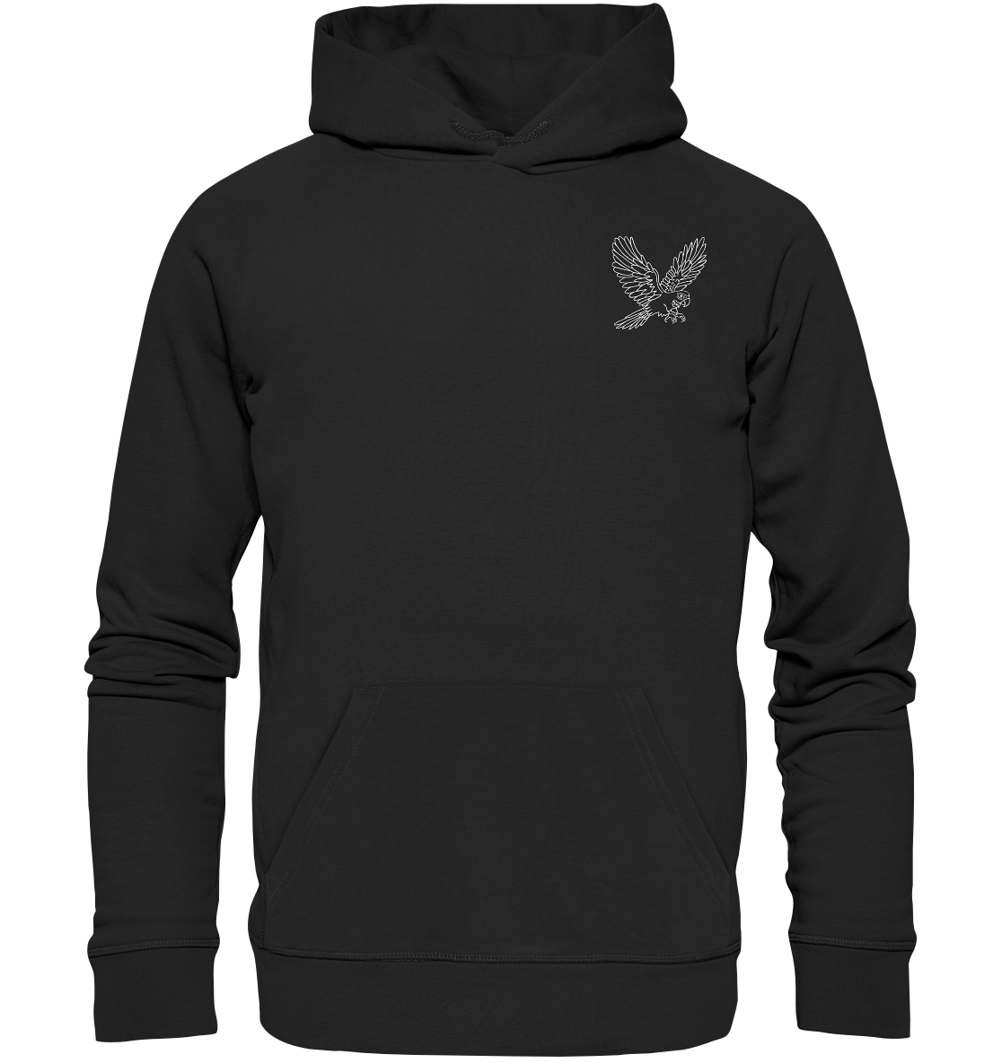 Papagei weiß - Premium Unisex Hoodie - Tier-Shirts.com