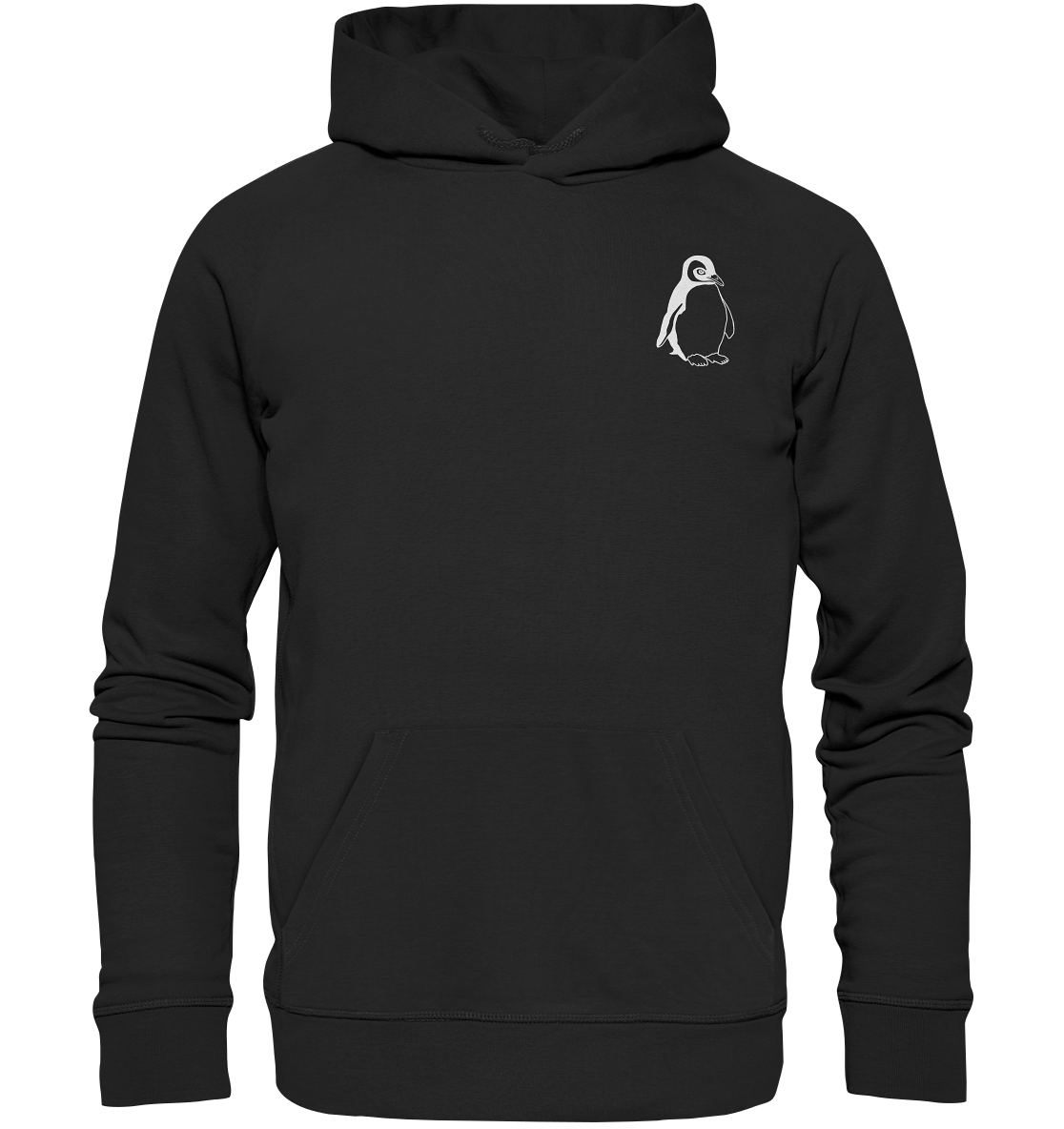 Pinguin weiß - Premium Hoodie Unisex