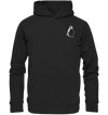 Pinguin weiß - Premium Hoodie Unisex Hoodies Tier-Shirts.com Black S