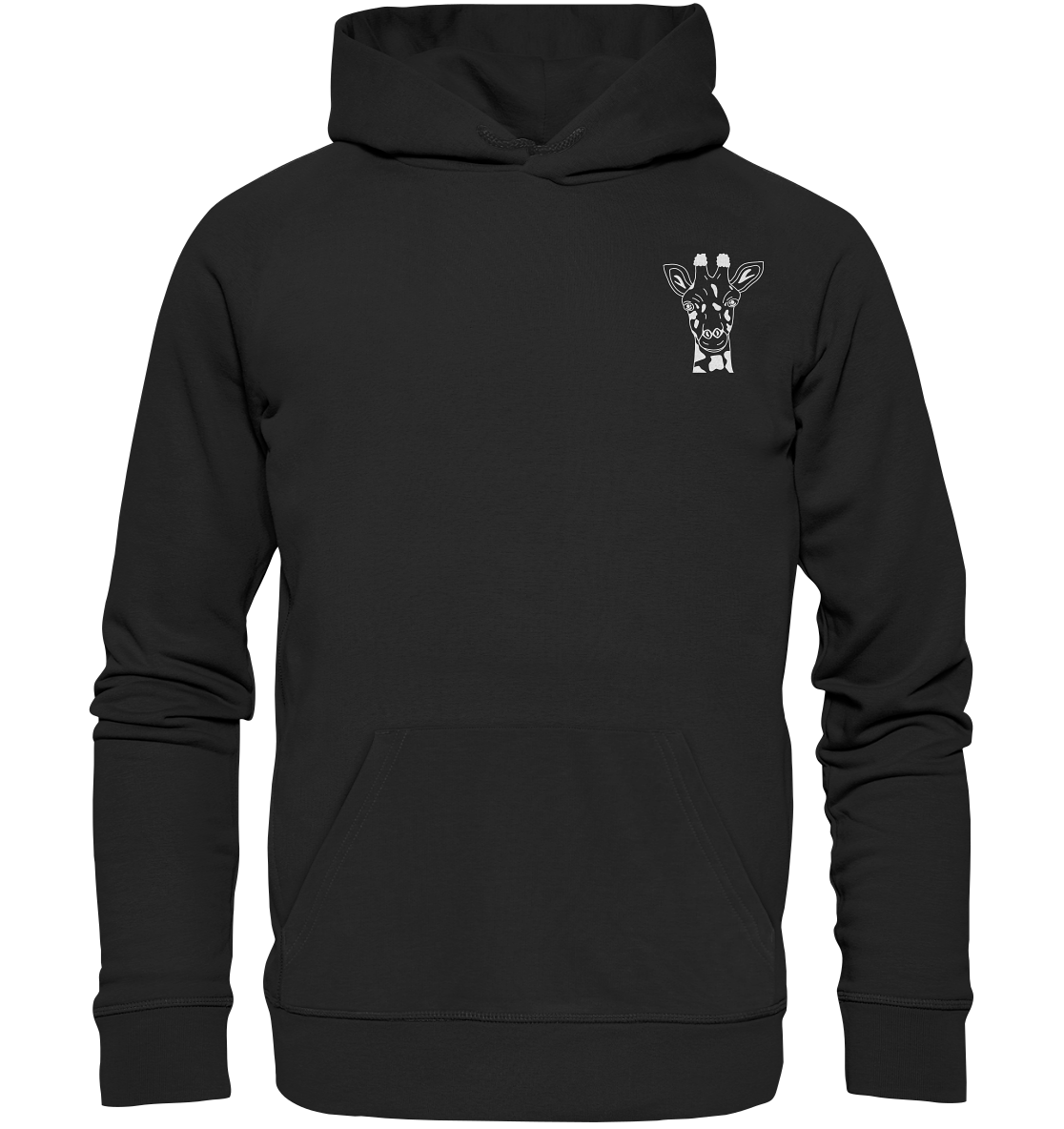 Giraffe weiß - Premium Hoodie Unisex