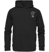 Giraffe weiß - Premium Hoodie Unisex Hoodies Tier-Shirts.com Black S