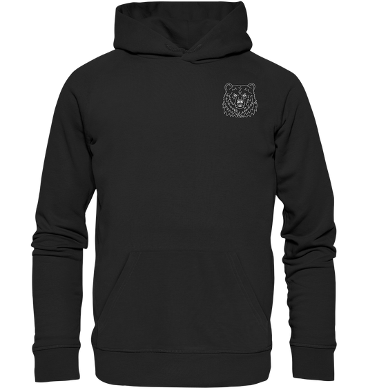 Bär weiß - Premium  Hoodie Unisex