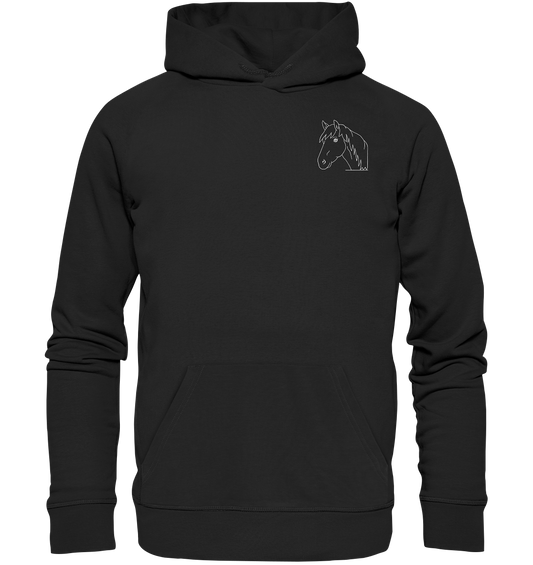 Pferd weiß - Premium Hoodie Unisex