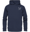 Papagei weiß - Premium Unisex Hoodie Hoodies Tier-Shirts.com Deep Navy S