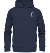 Pinguin weiß - Premium Hoodie Unisex Hoodies Tier-Shirts.com Deep Navy S