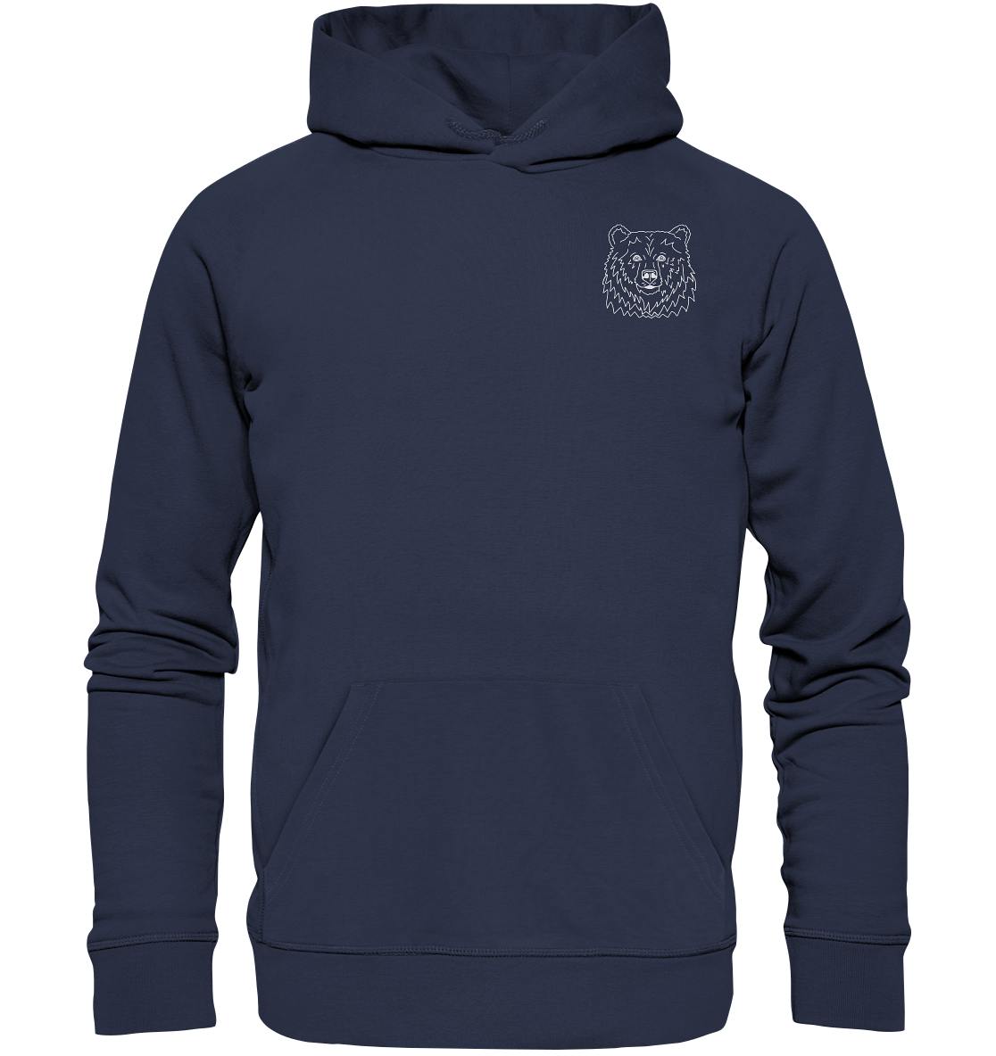 Bear white - Premium Hoodie Unisex