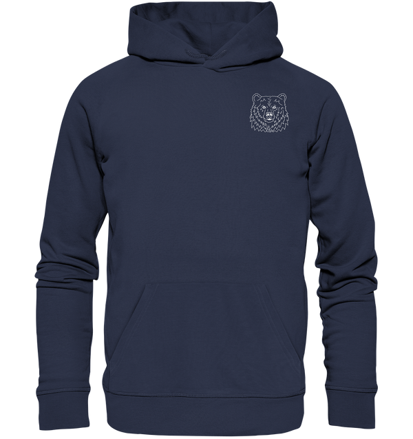 Bär weiß - Premium Hoodie Unisex Hoodies Tier-Shirts.com Deep Navy S