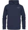 Löwenpaar weiß - Premium Hoodie Unisex Hoodies Tier-Shirts.com Deep Navy S