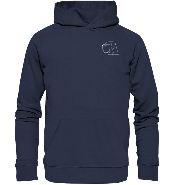 Schnauzer weiß - Premium Hoodie Unisex Hoodies Tier-Shirts.com Deep Navy S